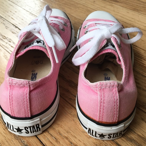 5.5 Pink Converse women's Allstars lo cut - Picture 4 of 5